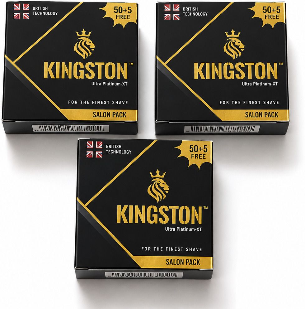 KINGSTONE ULTRA PLATINUM-XT SALOON PACK (165 BLADES)-image-14