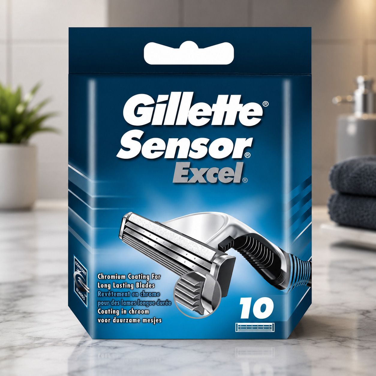 Sensor Excel Refill Razor Blade Cartridges - Men, 1 Count (Pack of 10 Blades)-image-43