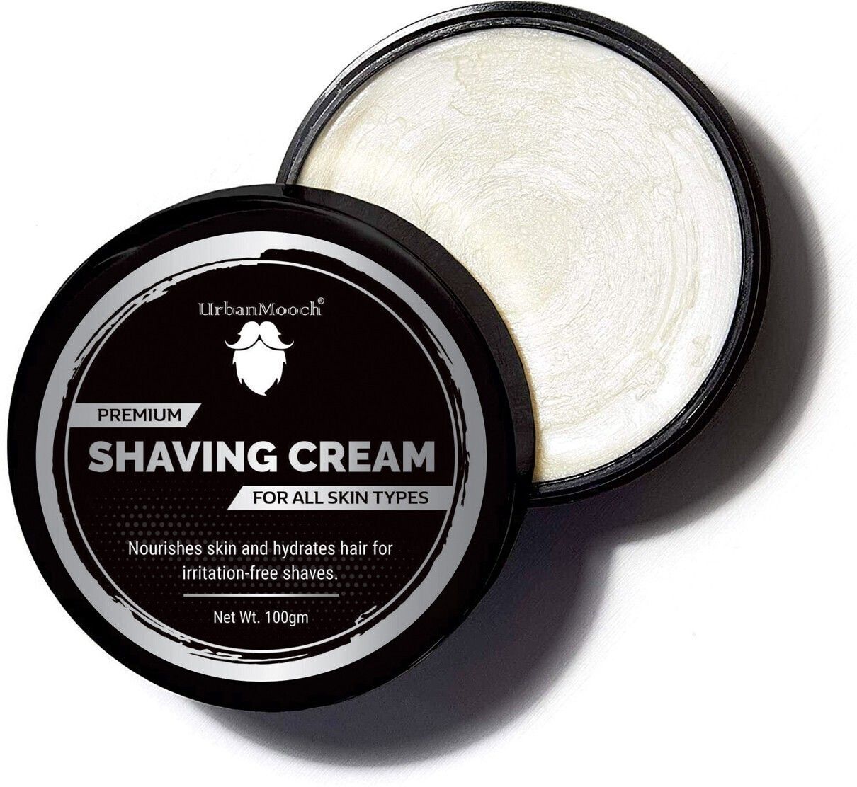 urbanmooch Shaving Cream For Men with Shea Butter, AloeVera and Coconut For Smooth Shave-picture-13