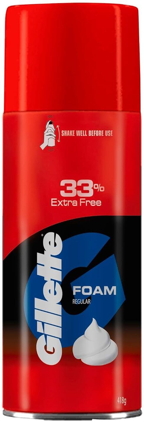 gillette 33% Extra Free Pre Shave Foam-picture-46
