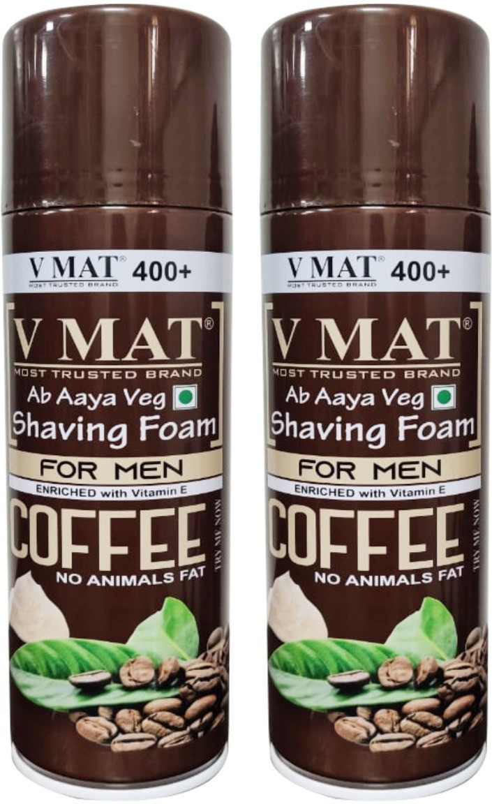 v mat Coffee Shaving Foam - Pack of 2 image 1