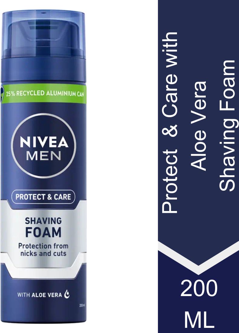 nivea Men Protect & Care Shaving Foam with Aloe vera-picture-45
