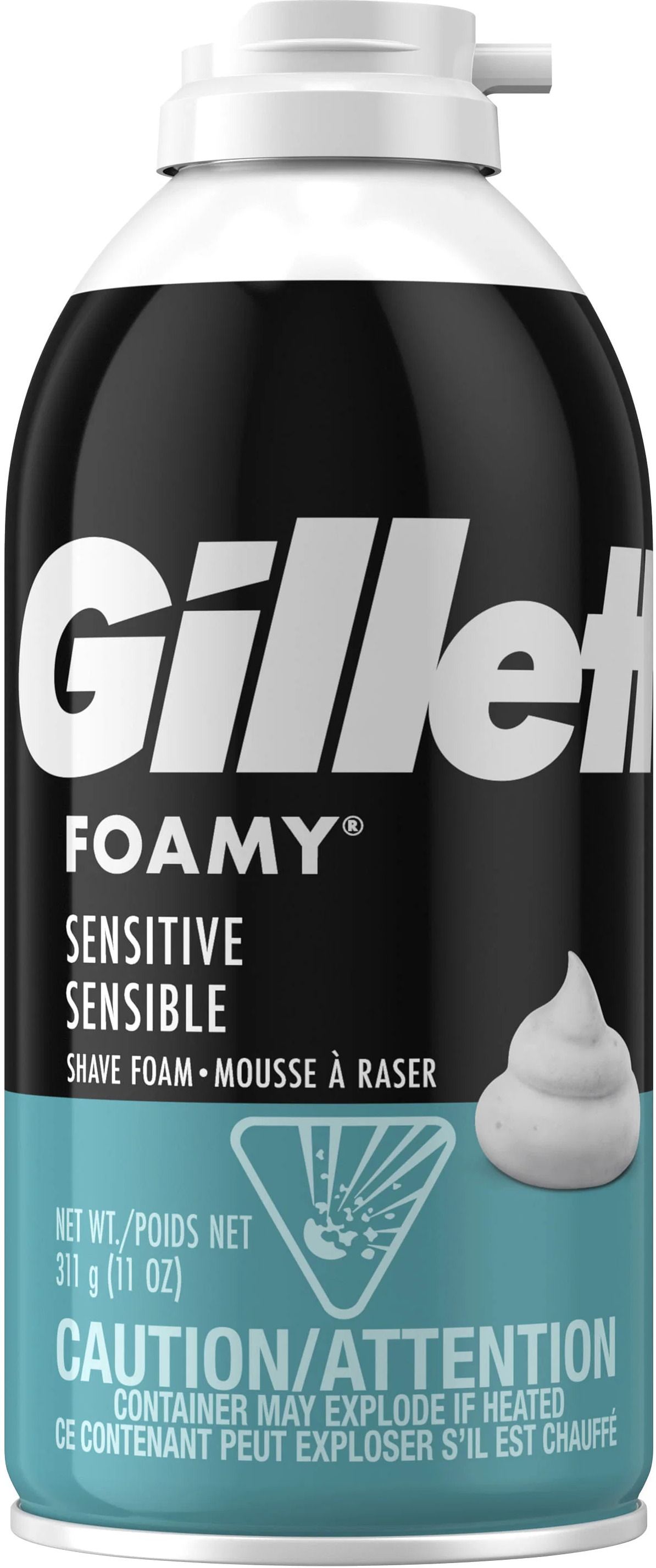 gillette Foamy Sensitive Shave Foam, Sensitive Skin (Made In U.S.A)-picture-13