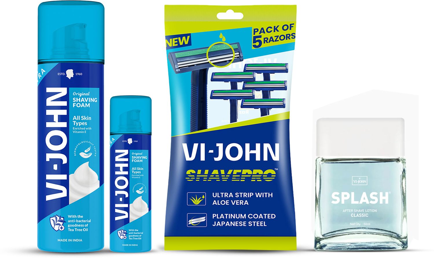 SHAVING FOAM ALL SKIN TYPE 400GM (PACK OF 1) + ASL SPLASH 50ML + RAZOR (PACK OF 1)-image-29