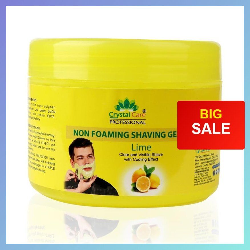 Advanced Lime Non Foaming Shaving Gel Formula 400 ml | Soft Skin Shaving for Dai-image-11