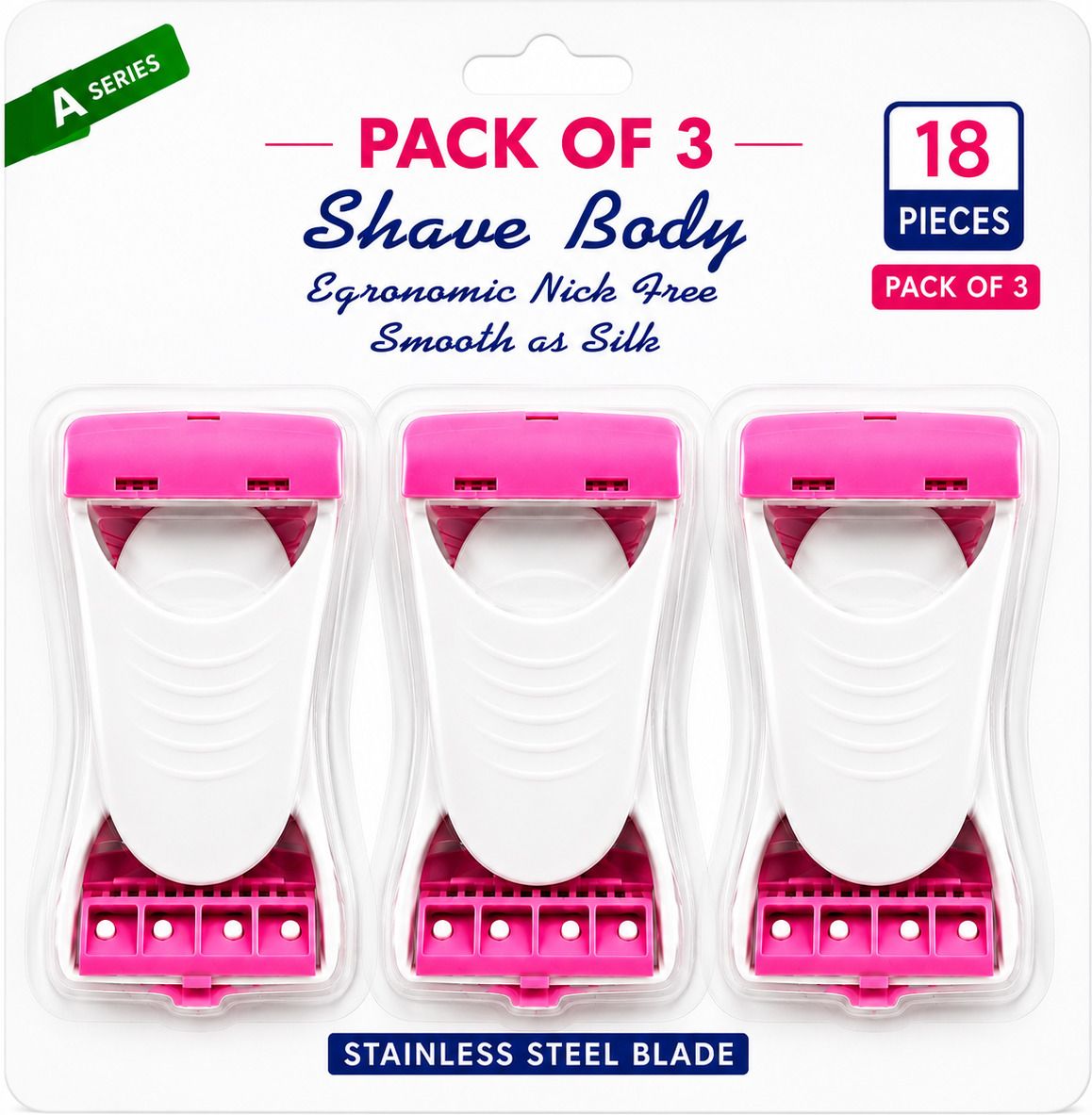 Body Razor Pack of 3 PC For Womens & Girls, Women-image-44