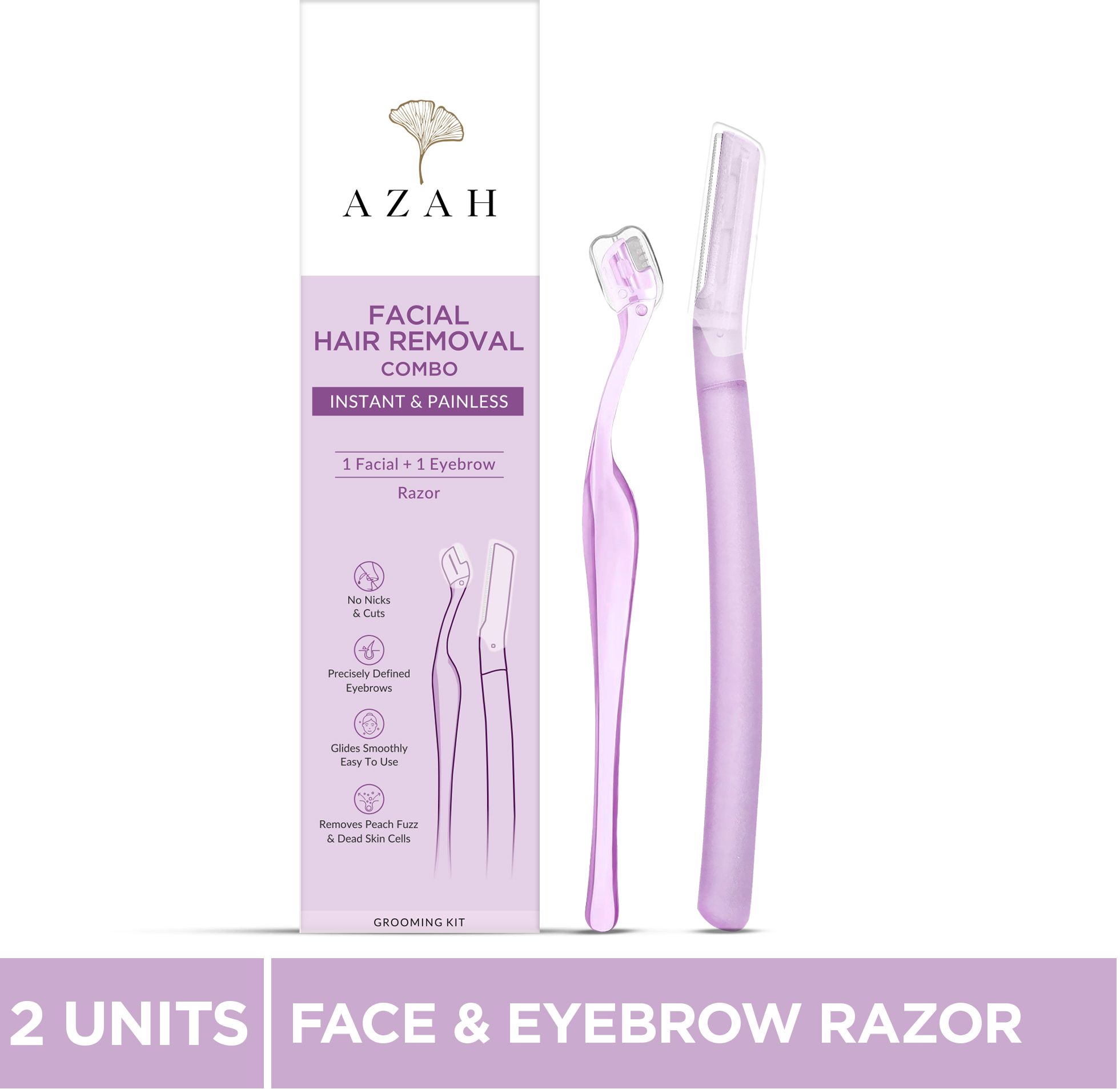 Face & Eyebrow Razor Combo For Women | Cut-Free & Painless Facial Hair Removal, Women-image-27