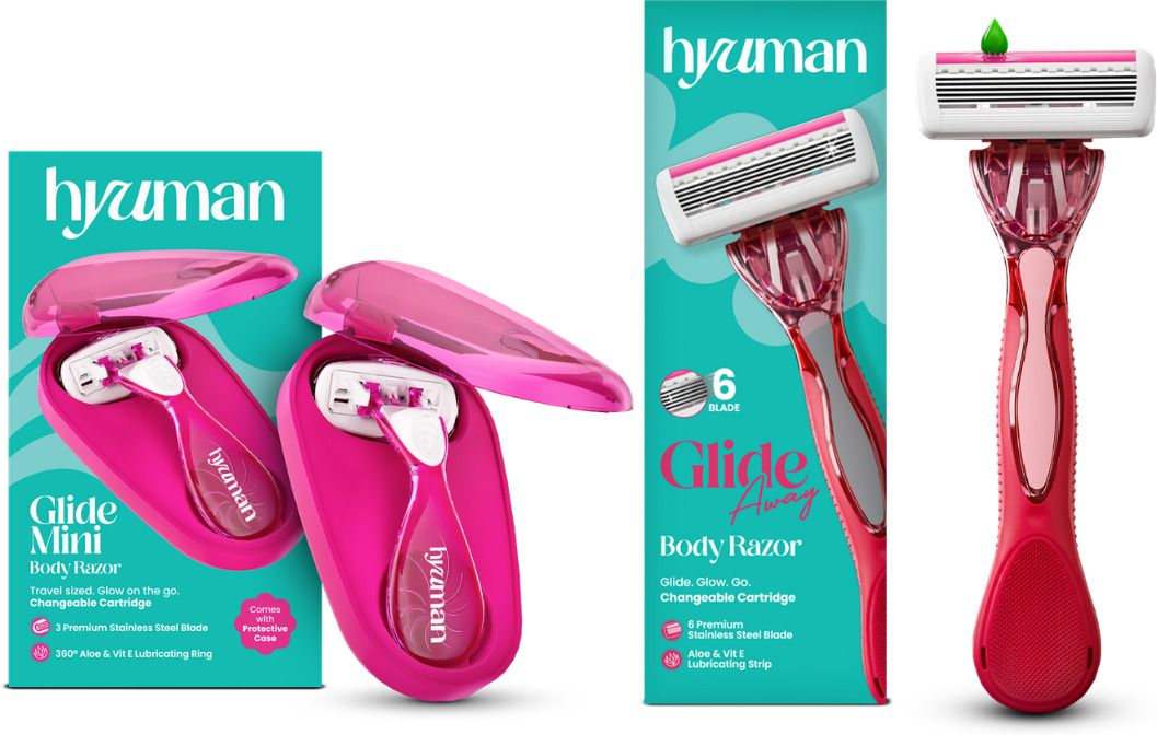 Glide Mini Body Razor + Glide Away Razor Combo for Smooth Shaving, Women-image-37