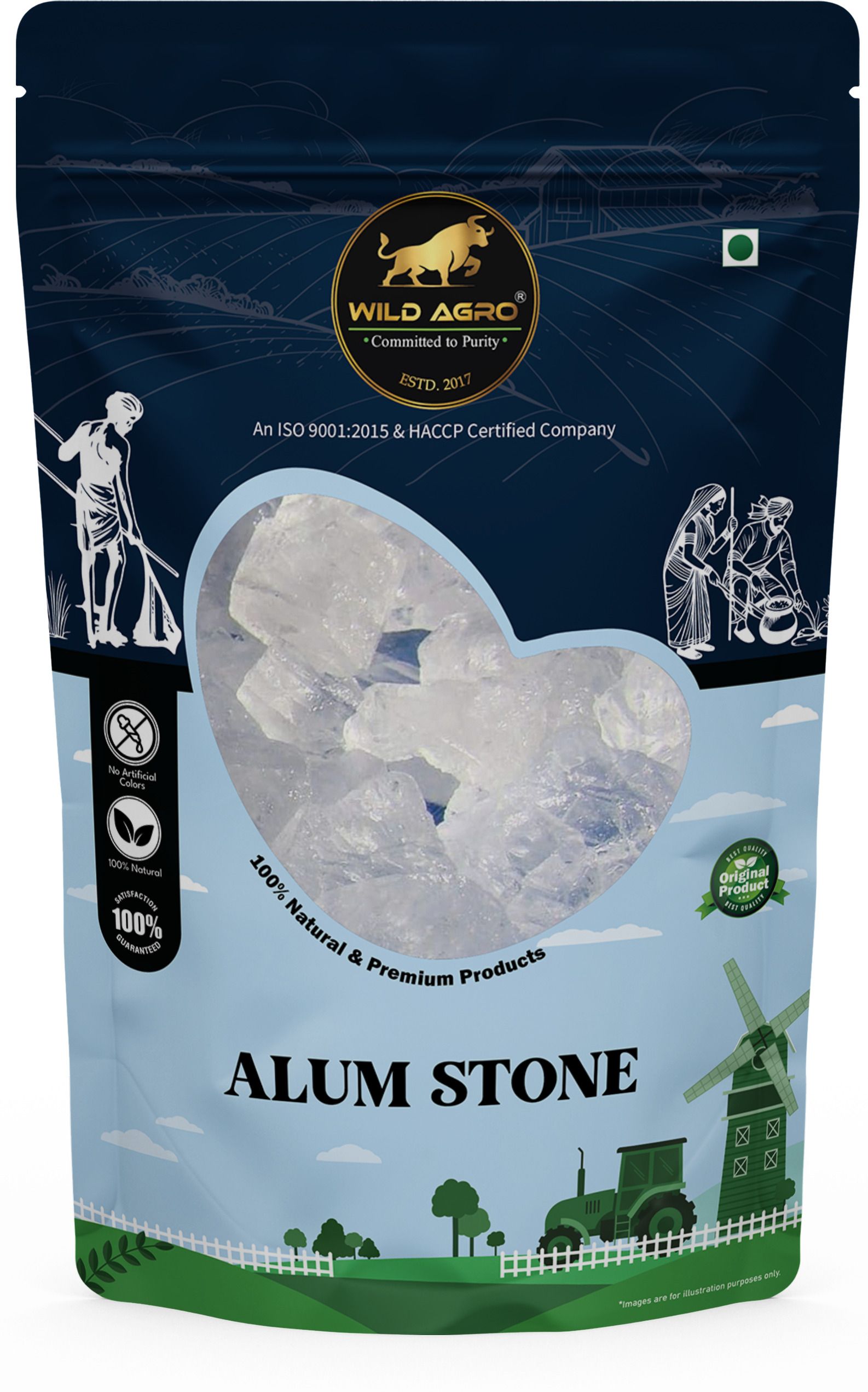 Alum Stone (Fitkari) | Natural Potash Alum Crystal | Multipurpose Raw Alum Stone Shaving Soap-image-11