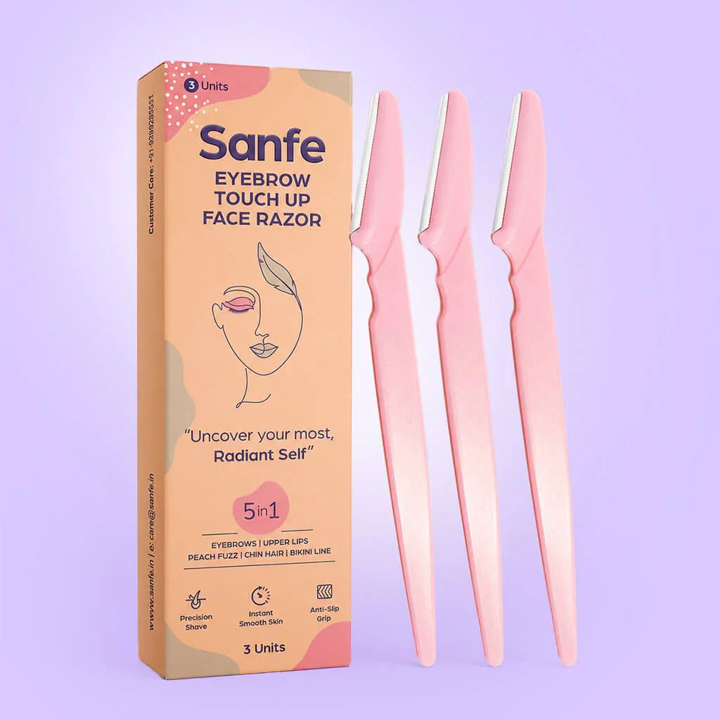 sanfe Eyebrow Touch up Razor - Pack of 3, Women-picture-24