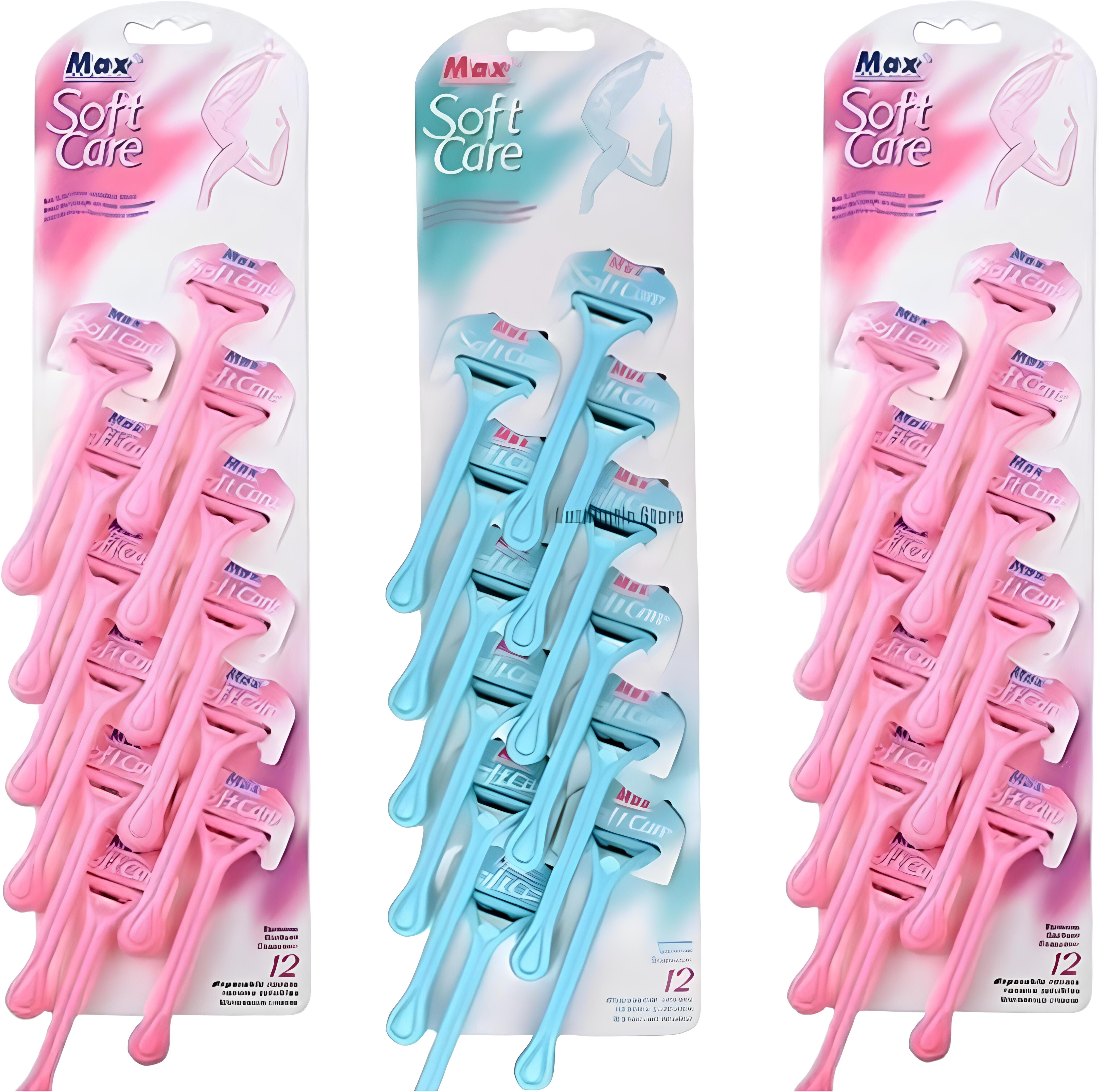 MAX Soft Care Disposable Razor for Women Twin Blade 36 Razors (Pack of 3), Women-image-13