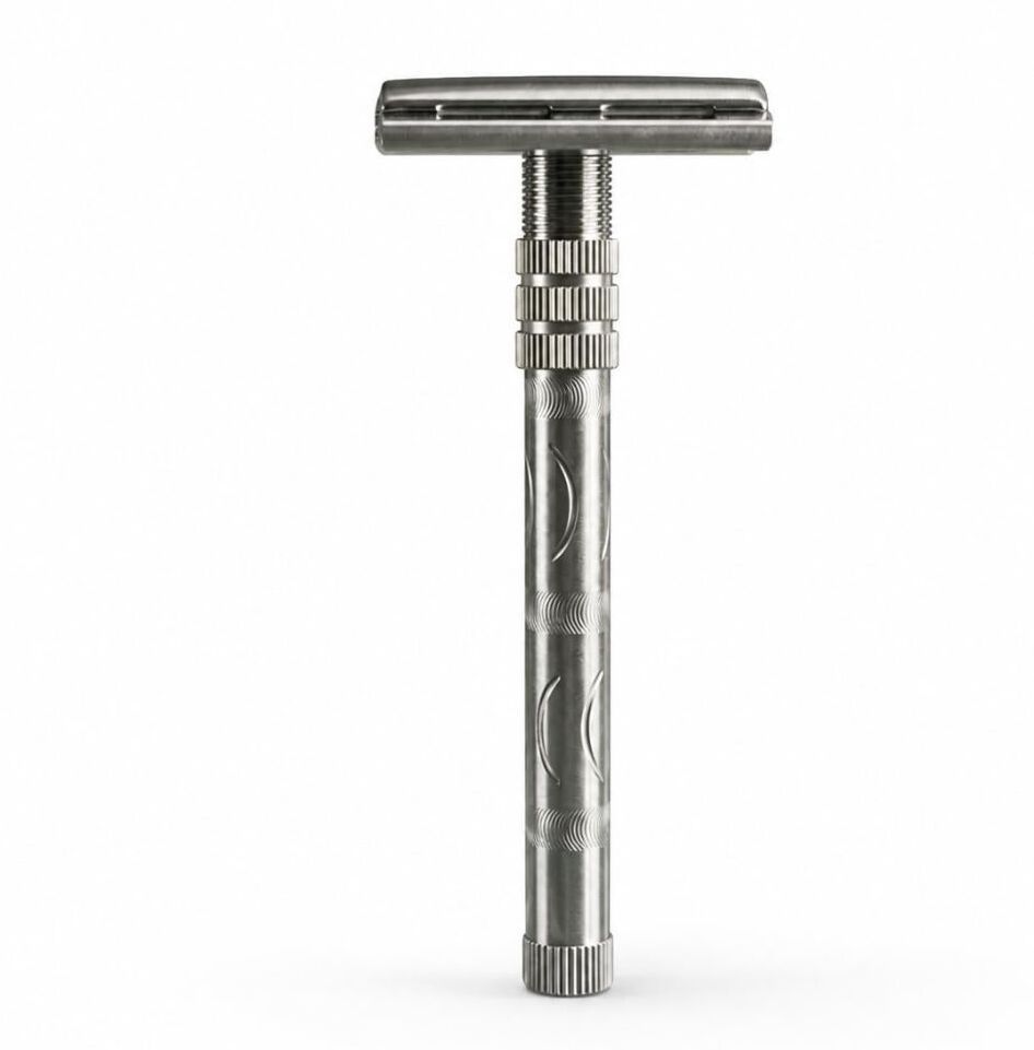 Stainless Steel Shaving Razor (Silver, Pack of 1), Men-image-41