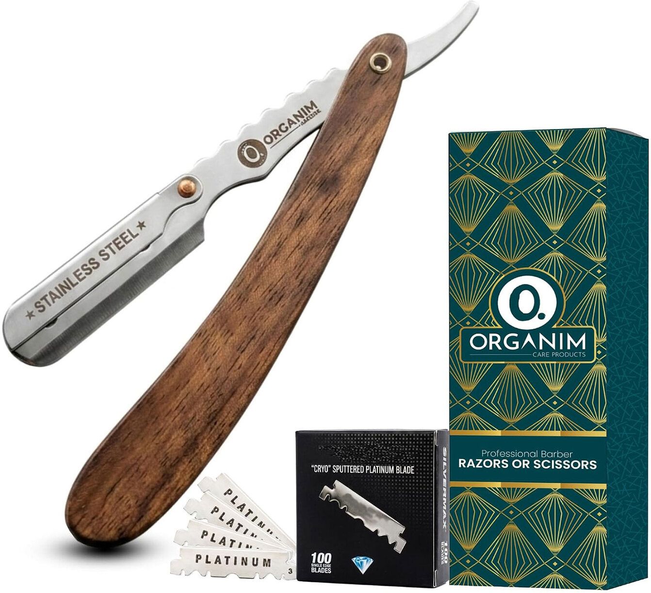 organim care products Professional Wood Ustra for Men with 100 Blades Pack, Men & Women-picture-23