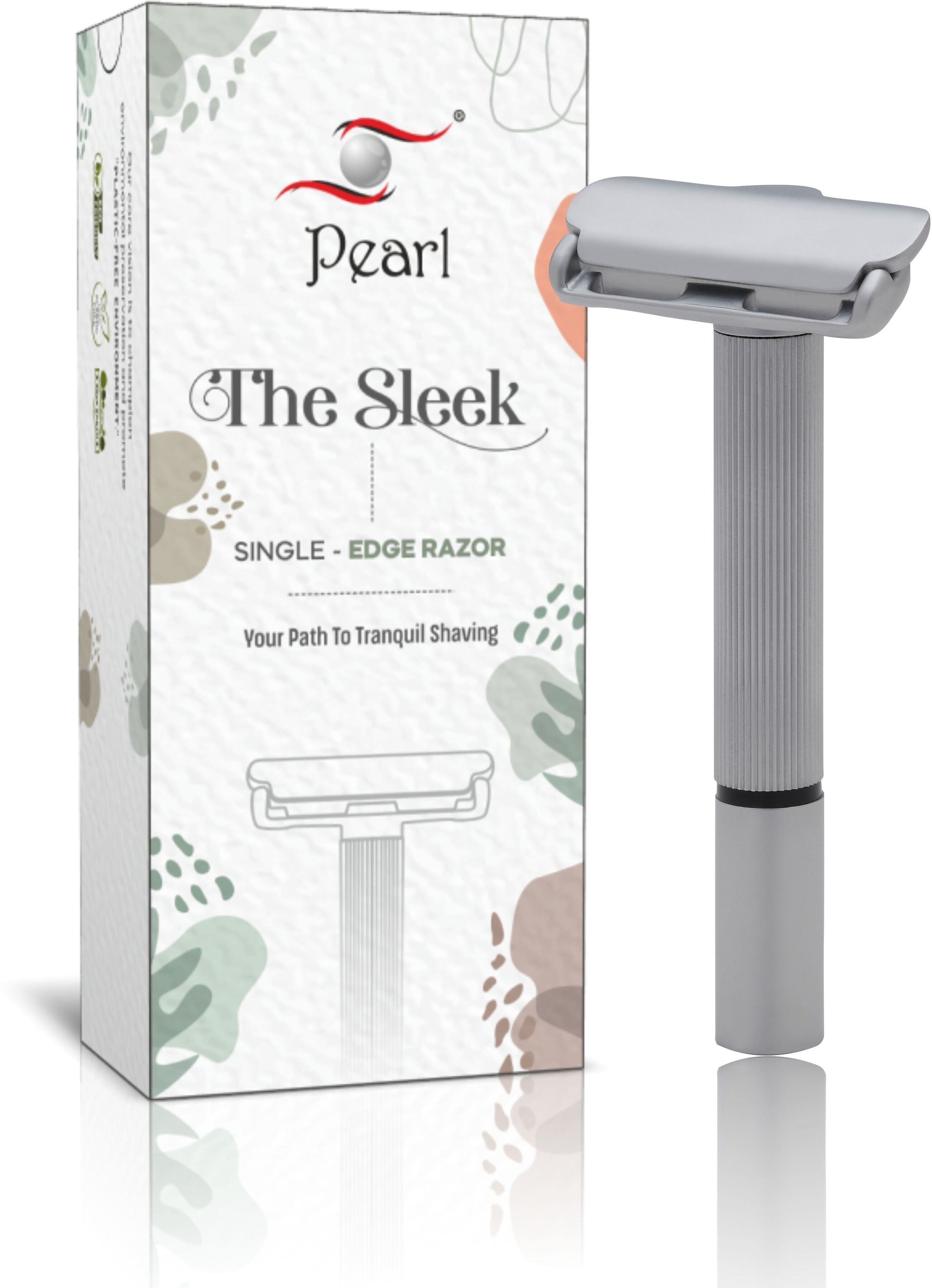 pearl shaving Sleek Revolutionary Cartridge Razor Alternative for Single Blade Razor, Men-picture-11