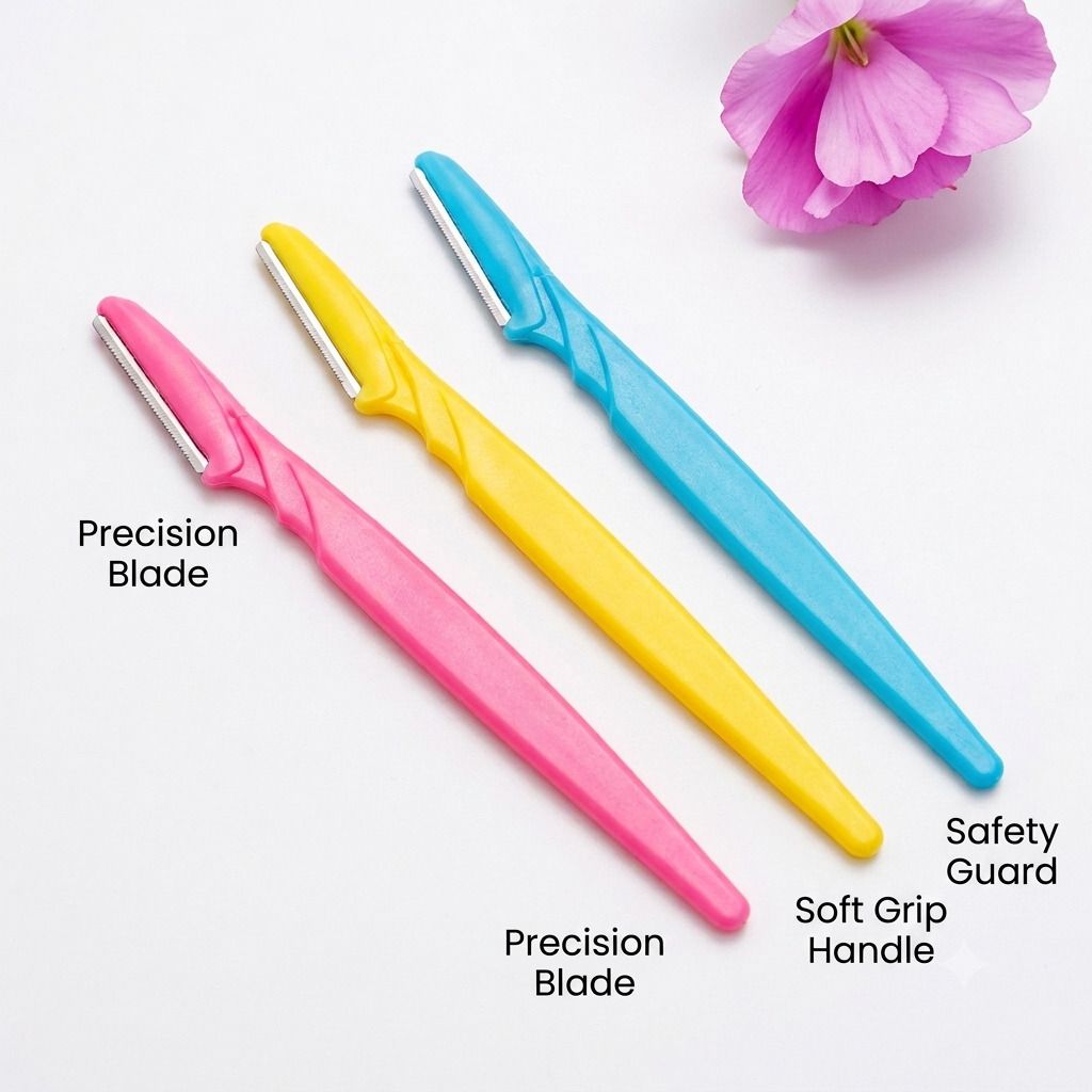 Multipurpose Eyebrow Razor Pack of 3 | Face Hair Removal Tool for Women, Men & Women-image-32