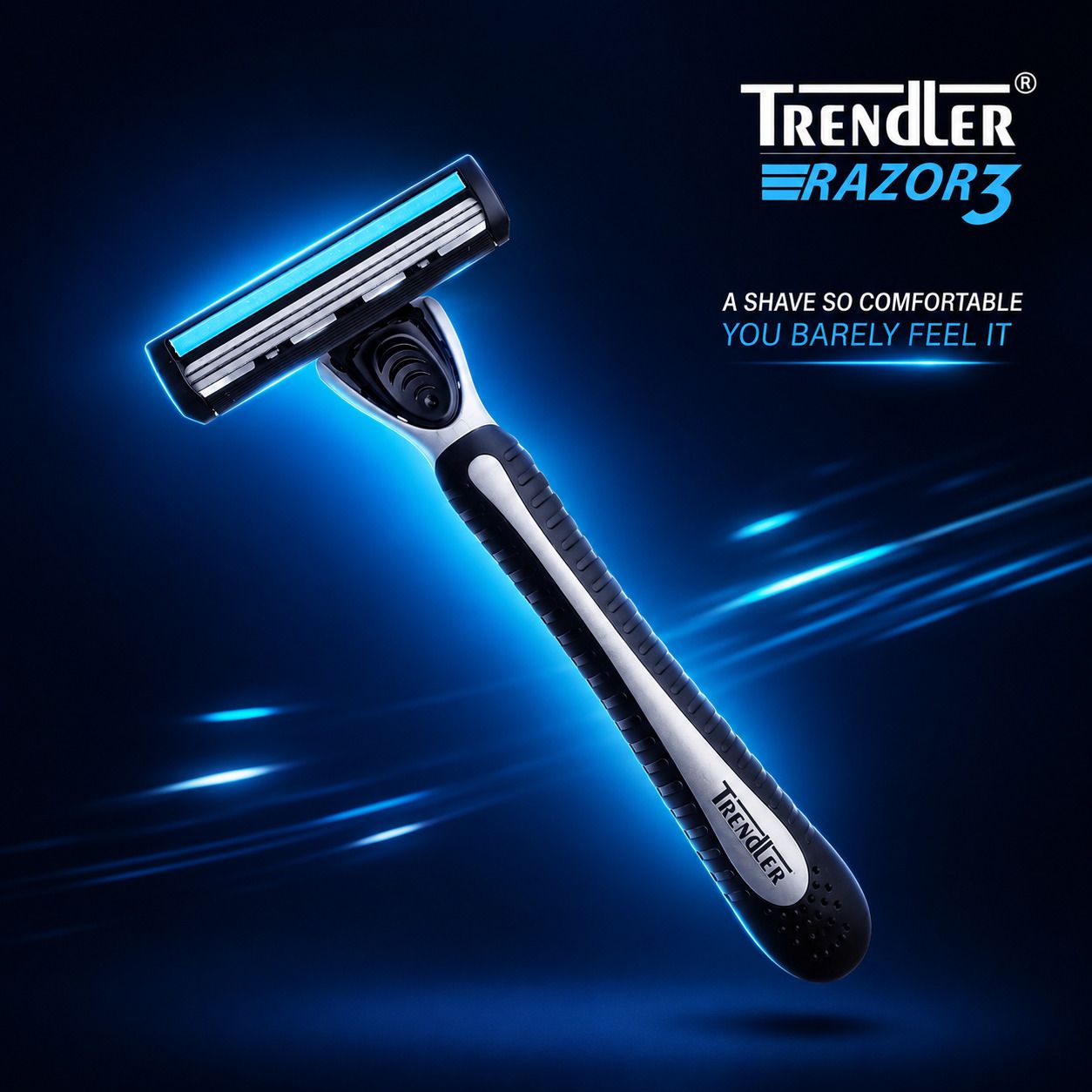 Razor Men's Cartridge Razor (1 Handle + 22 Cartridges) – Precision Back Blade, Men-image-0