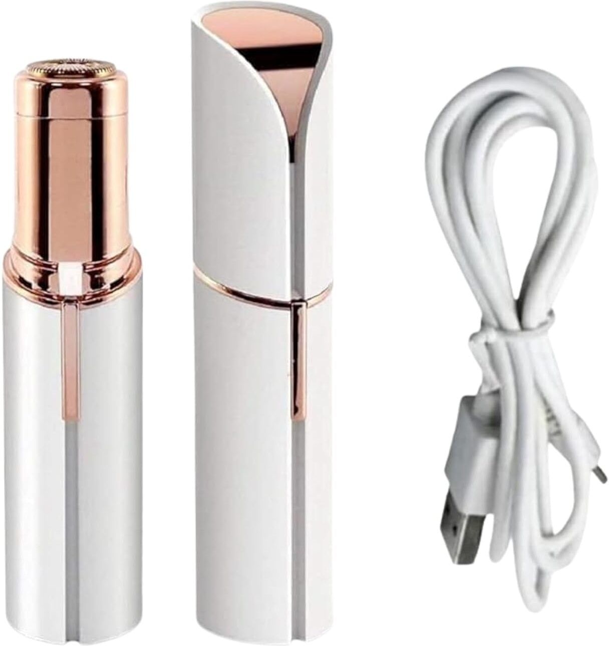 HomeTrends FLAWLESS brows Eyebrow Trimmer Finishing Touch Brows Eyebrow Hair Remover Professional Painless Built-in Light Gentle on Any type Skin (Rechargeable) Cordless Epilator Cordless Epilator-image-7