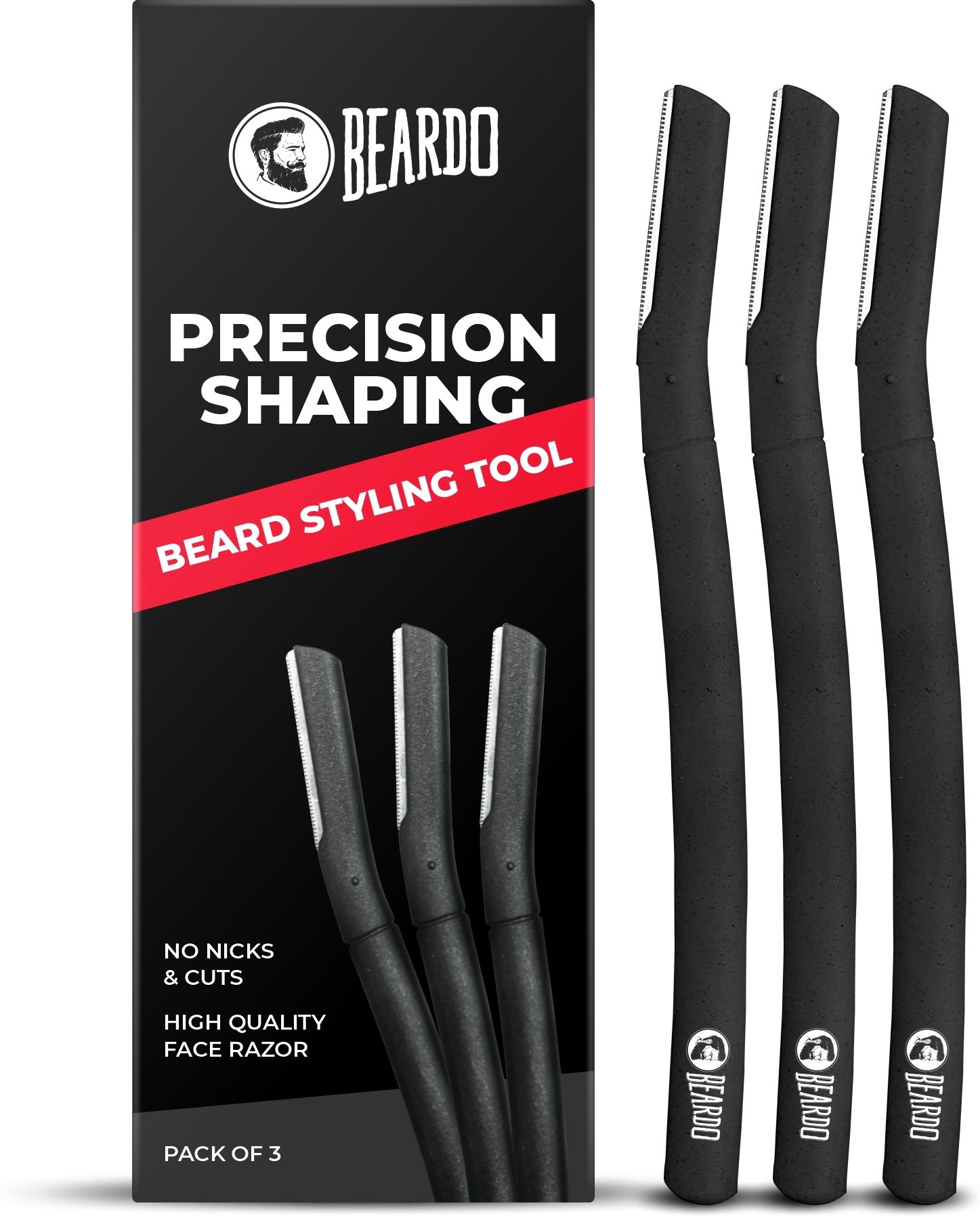 Precision Shaping Beard Styling Tool | Face Razor | No Nicks & Cuts, Men