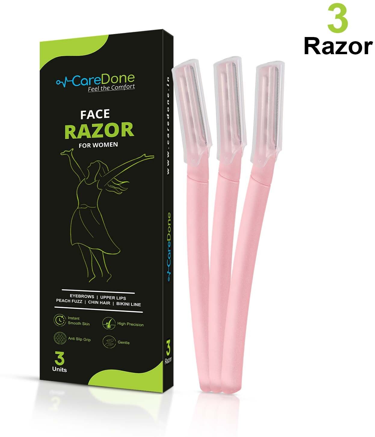 caredone Women's Face Razor for Facial Hair Removal | Smooth & Painless Shaving Tool, Women-picture-6