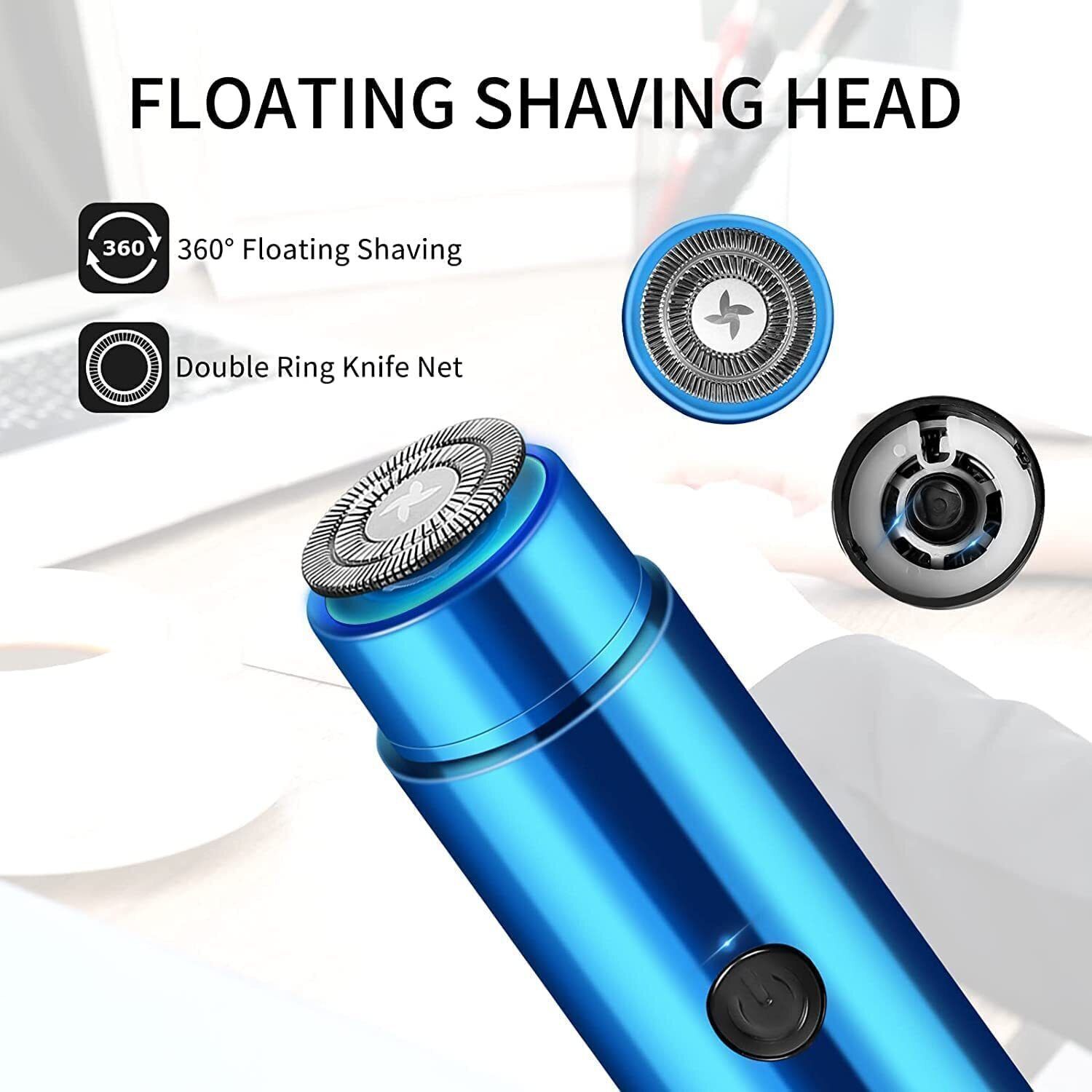 vk sales Mini Portable Electric Shaver for Men&Women Compact Travel-Friendly USB Washable Hair Curler-picture-3
