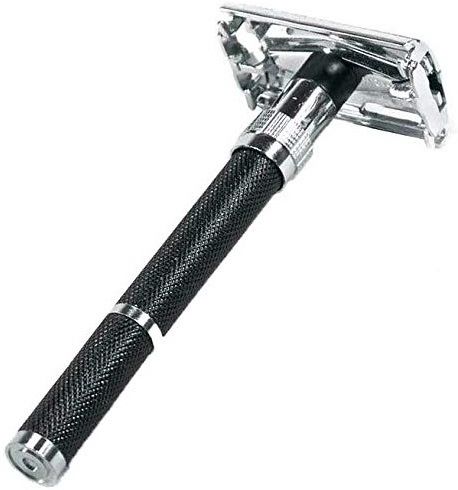 Double Edge Shaving Razor for Men Clean Safety Razor for Men Butterfly Mechanism, Men & Women-image-35
