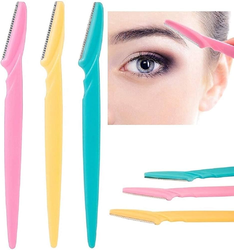 Eyebrow Razor with Stainless Steel Blade for Women Facial Hair Removal, Men & Women-image-20