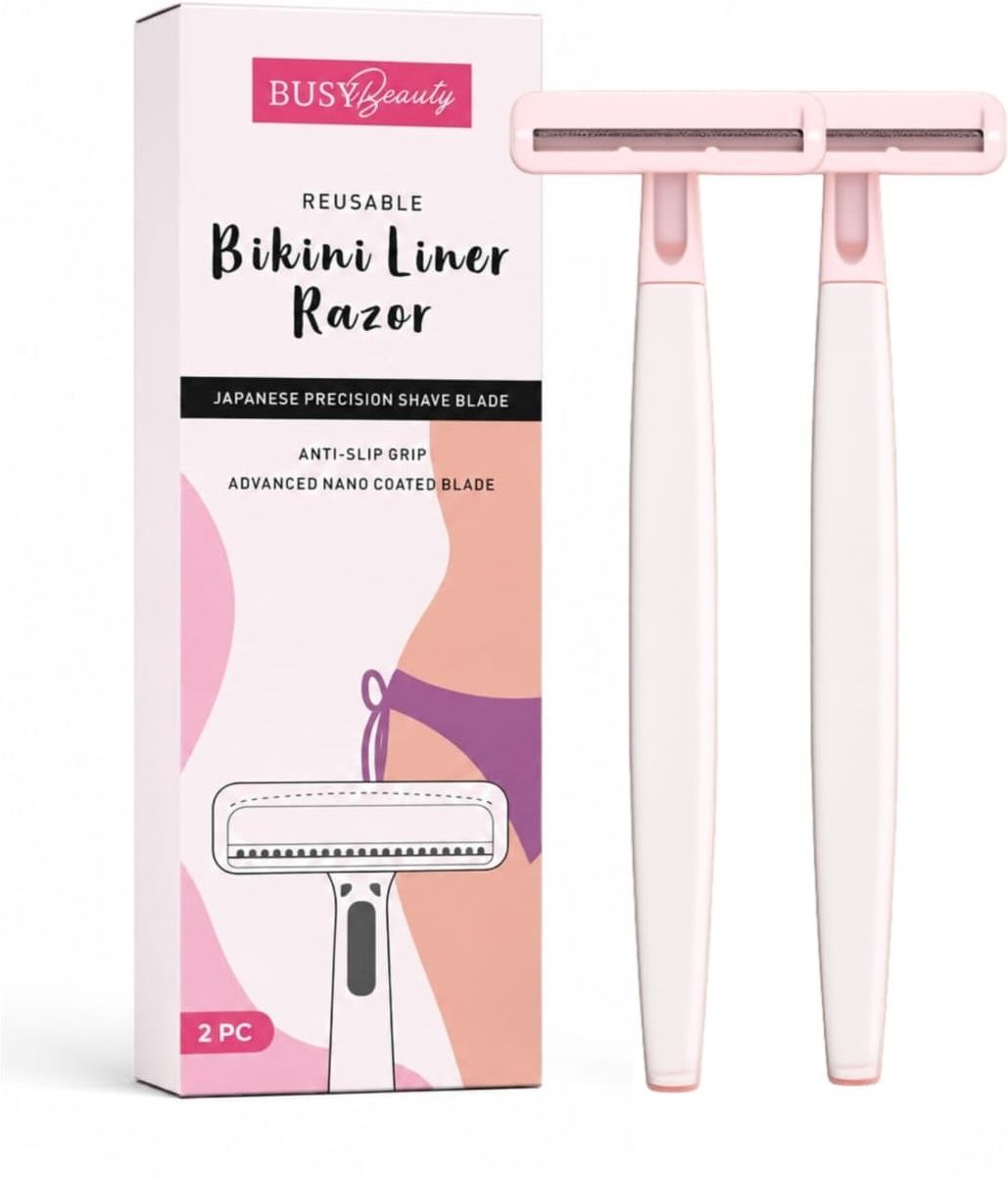 Reusable Bikini Line Razor for Sensitive Skin | Smooth & Painless Hair Removal, Women-image-23