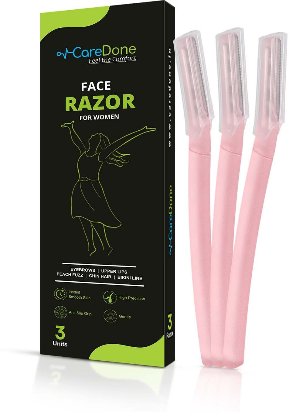 caredone Reusable Beauty Face Razor for Women Facial Hair - 3, Women-picture-48