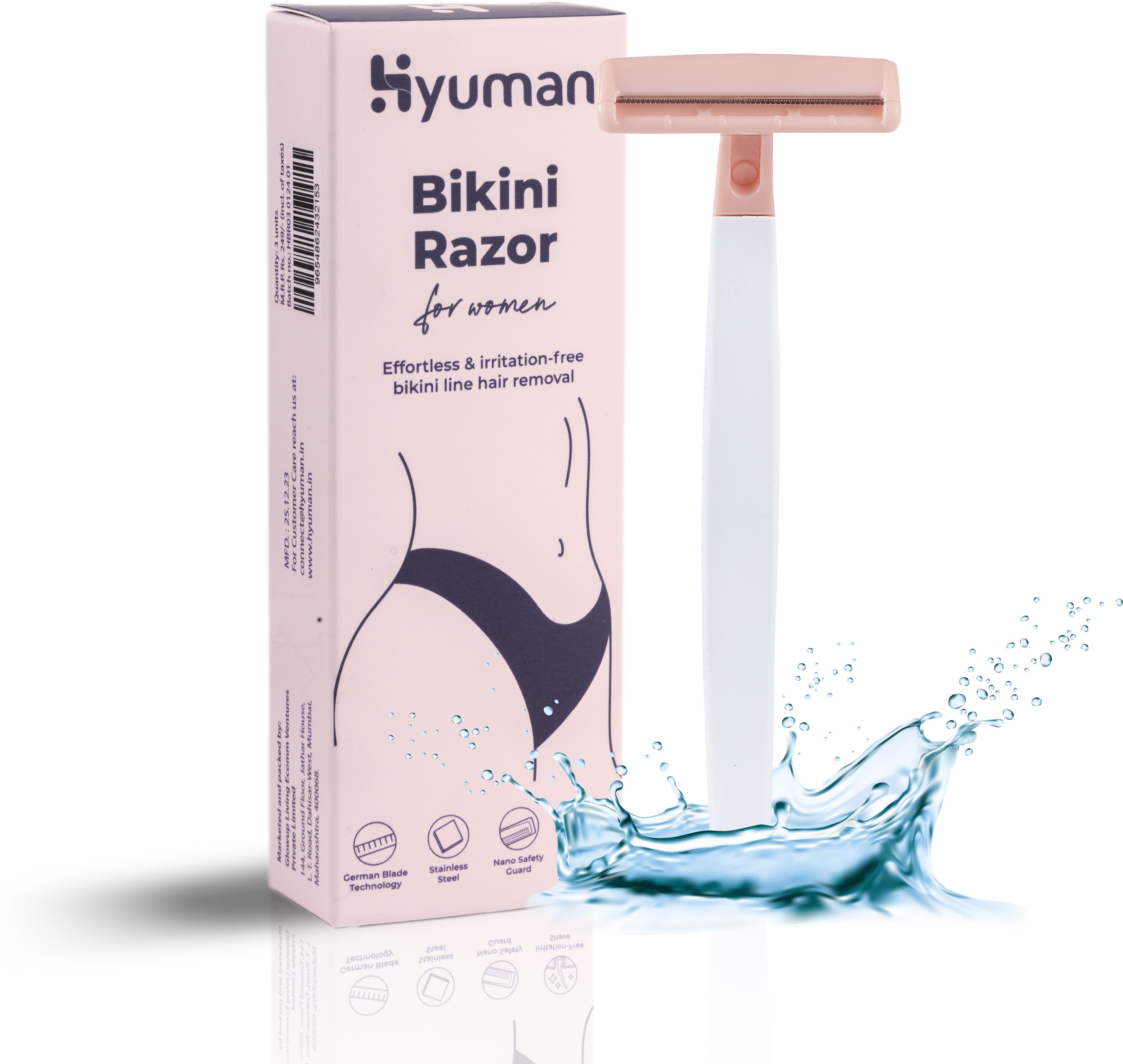Bikini Razor Unit-1|German stainless steel Blade|Line Shaver|Hair removal, Women-image-21