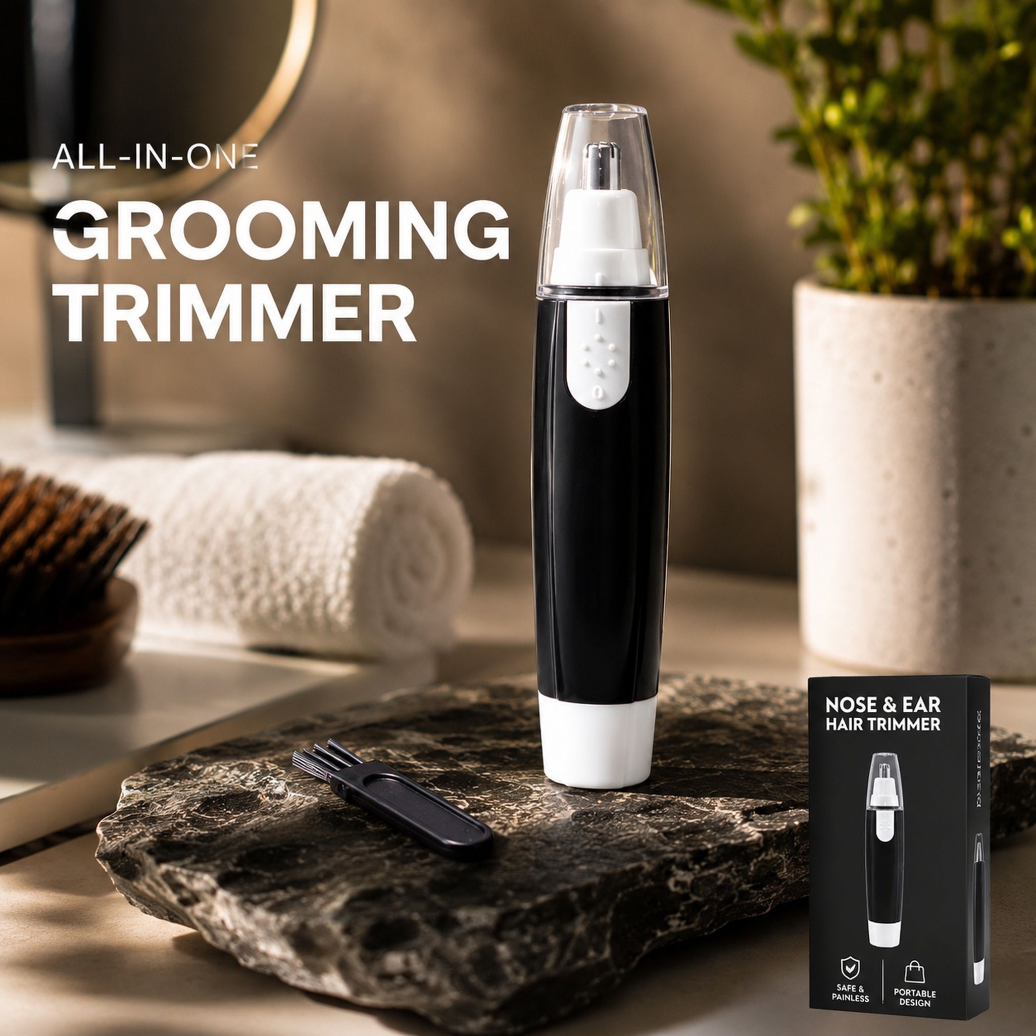 nuvio 3 in 1 Electric Nose & Ear Hair Trimmer for Men & Women, Men & Women-picture-9