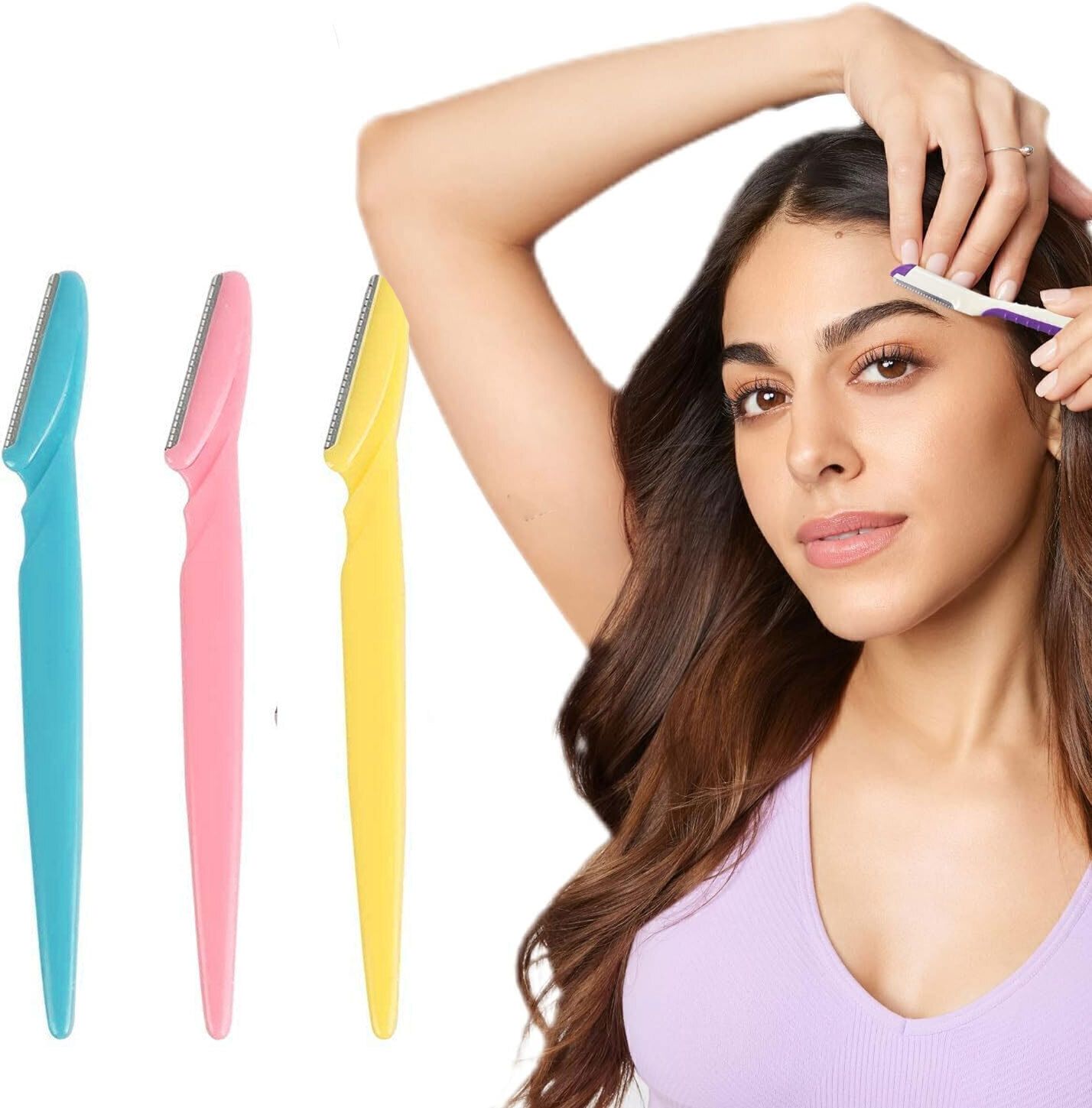 dazzle beauty girls Eyebrow Painless Facial Hair Remover Razor for Face, Women and Men 3 Pics, Women-picture-16