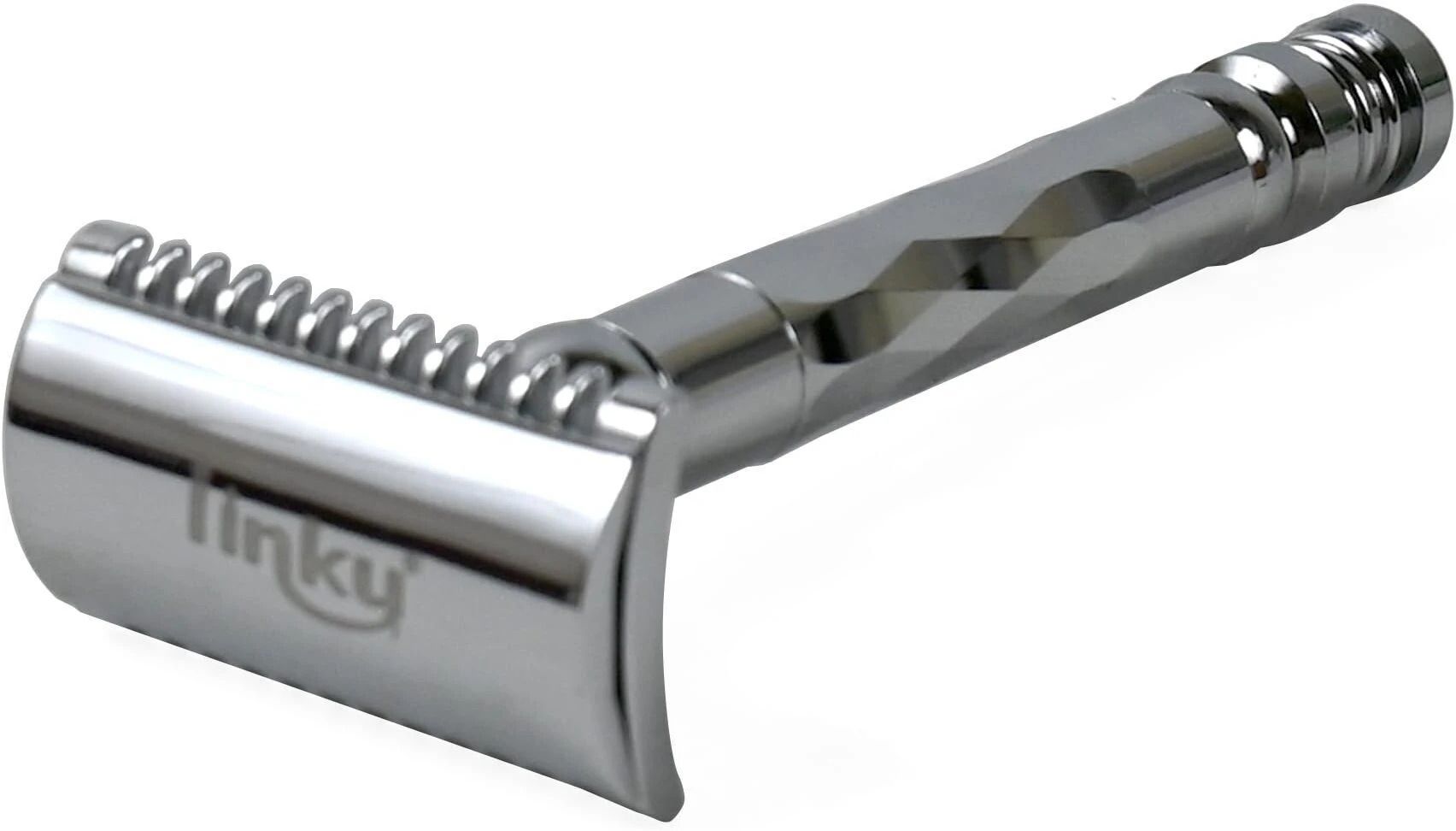 tinku DOUBLE EDGE BRASS SAFETY RAZOR (T4001-OC) OPEN COMB, Men-picture-21