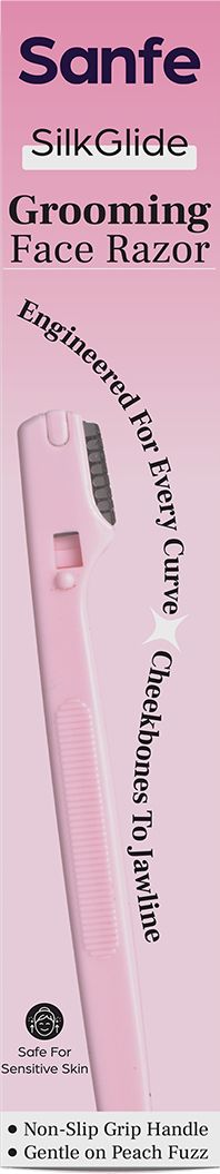 silkglide mini brow razor for painless hair removal, women