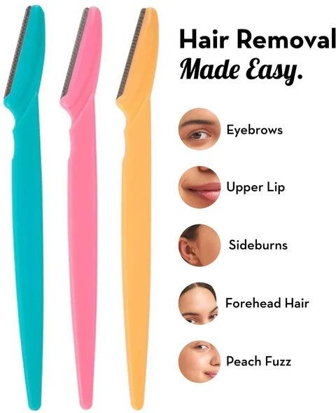 Eyebrow Trimmer Knivs Portable Face Razor Hair Remover, Men & Women-image-39