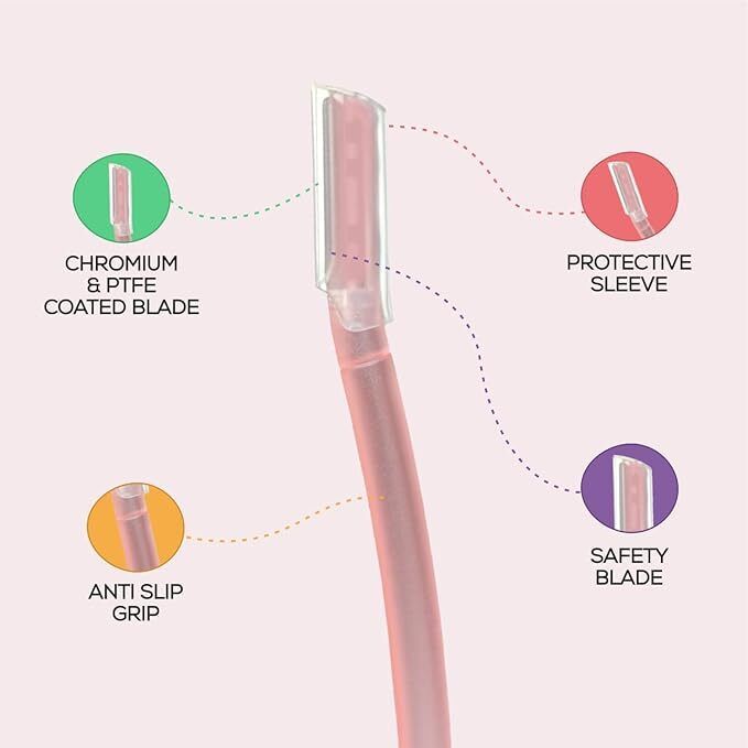 dr.vs Face Razor For Women Facial Hair (Pack of 3), Men & Women-picture-11