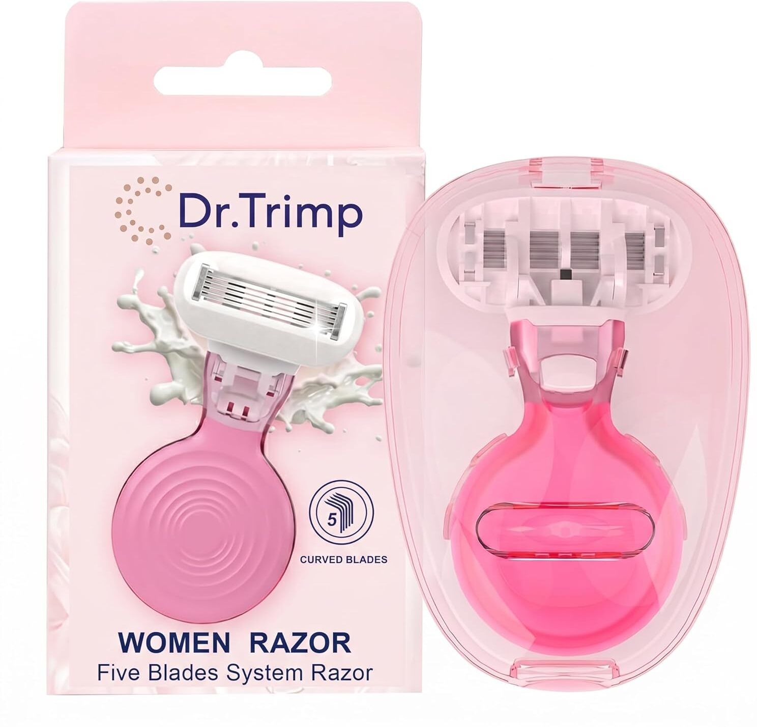 Smooth Hair Removal 5 Blade Razor for Women | Face & Body Hair Remover, Women-image-28