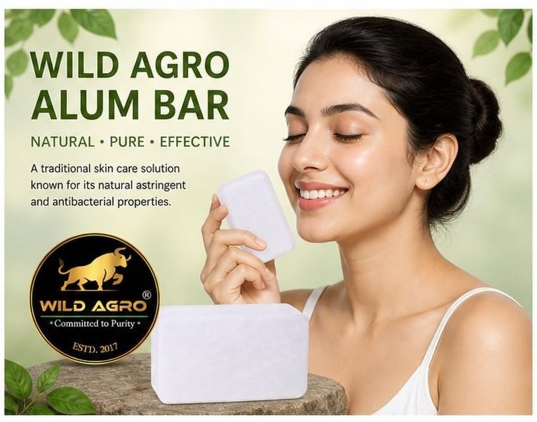 wild agro Alum Bar-Fitkari | After Shave | Skin Care| Natural & Chemical-Free | Pack of 1 Shaving Soap-picture-21