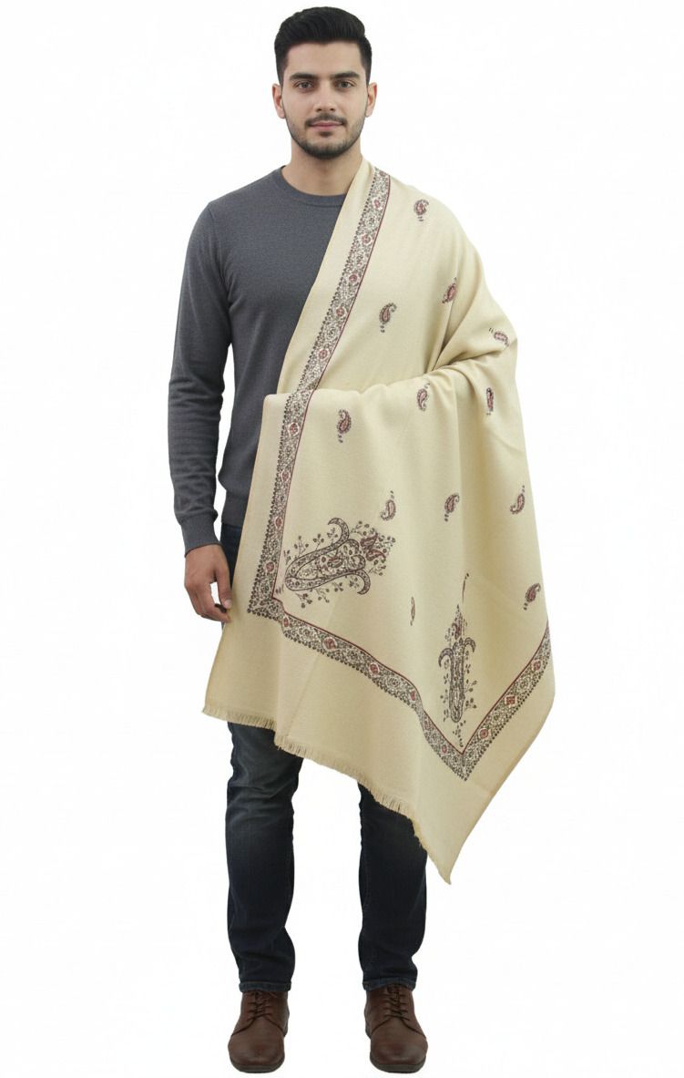 KAVIM Wool Printed Men Shawl-picture-41