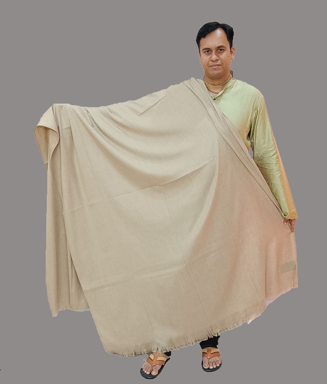 Vrinde Wool Solid Men Shawl-picture-24