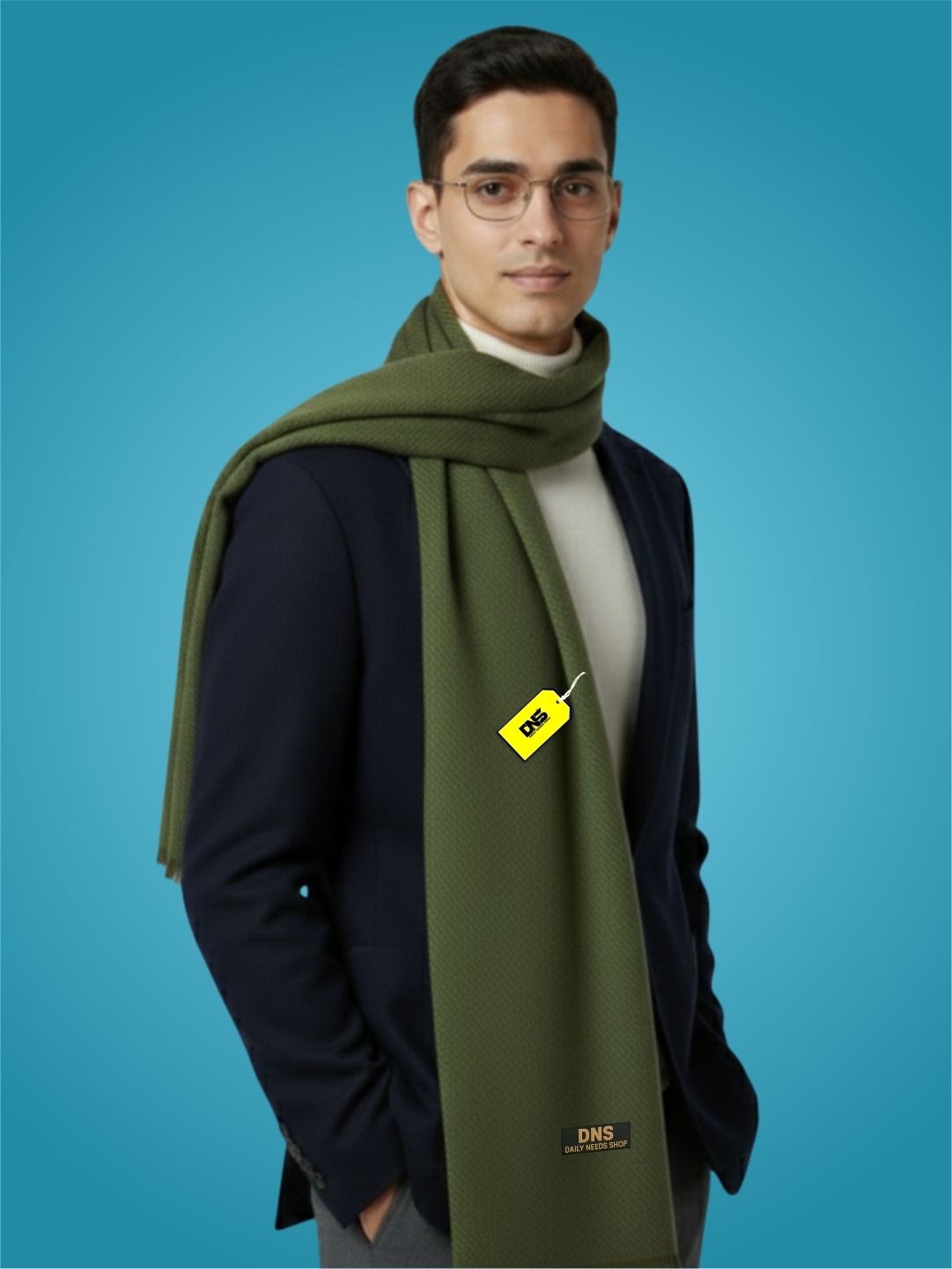 Daily Needs Shop Wool Solid Men Shawl-picture-31