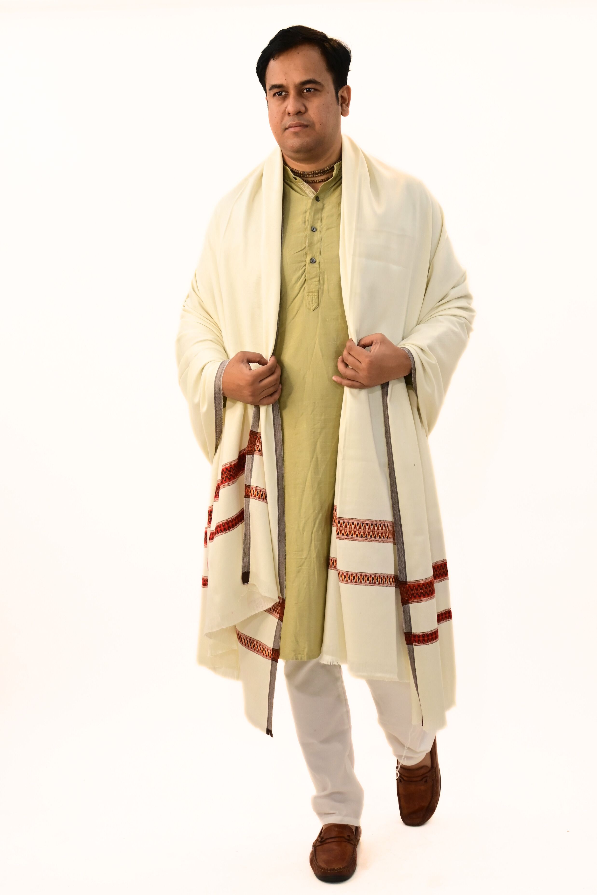 Sprha Wool Self Design Men Shawl-picture-19