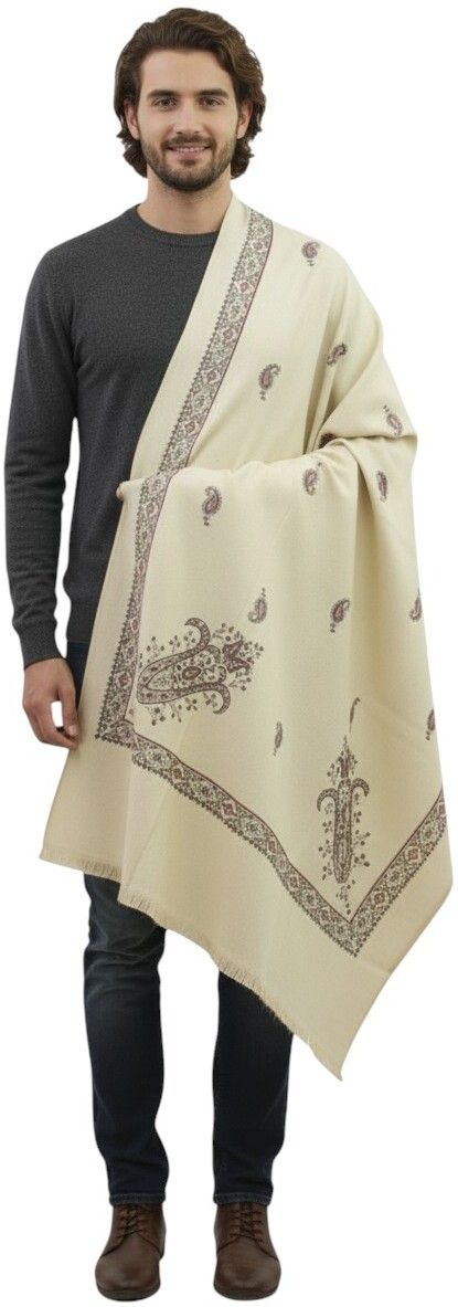 Vrinde Wool Printed Men Shawl-picture-20