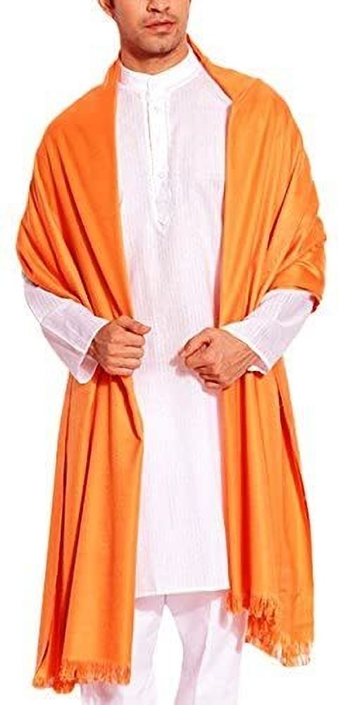 Kashmiri Thead Wool Self Design Men Shawl-picture-12