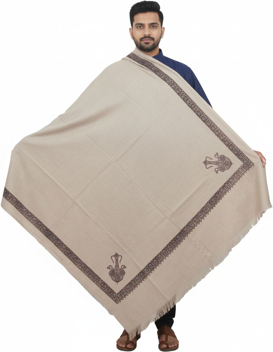 KAVIM Wool Printed Men Shawl-picture-26