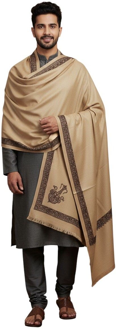 Vrinde Wool Printed Men Shawl-picture-15