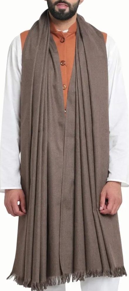 Oswaal Wool Solid Men Shawl