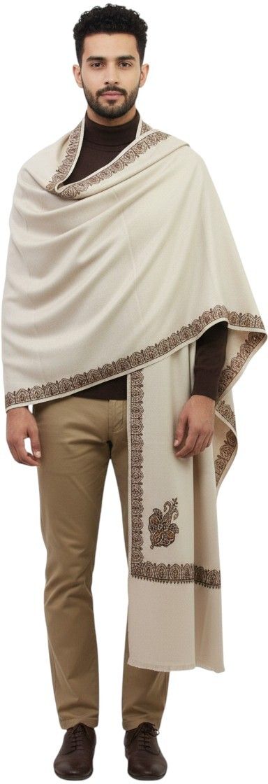 Sprha Pashmina Embroidered Men Shawl-picture-23