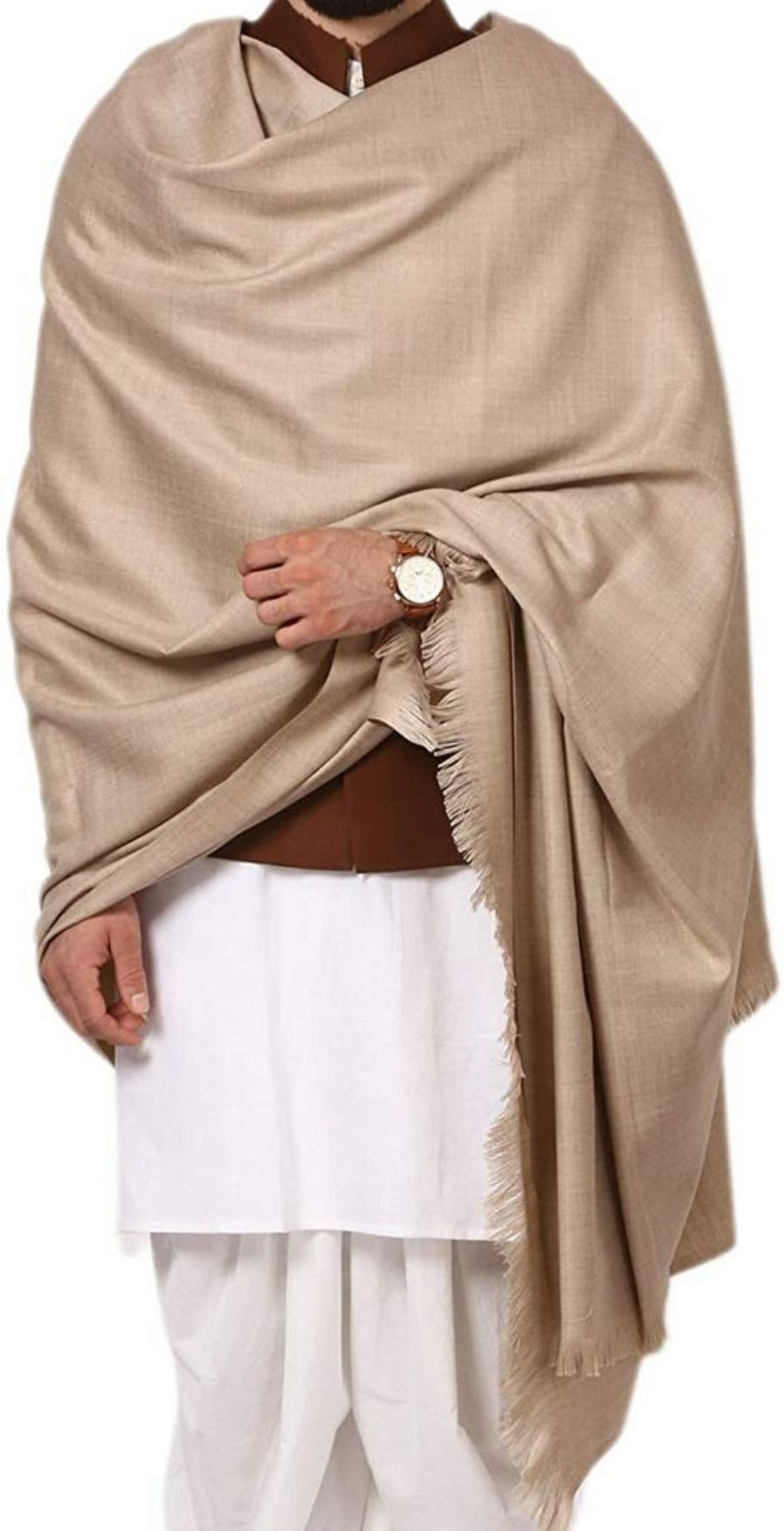 vss collection Wool Solid Men Shawl-picture-31