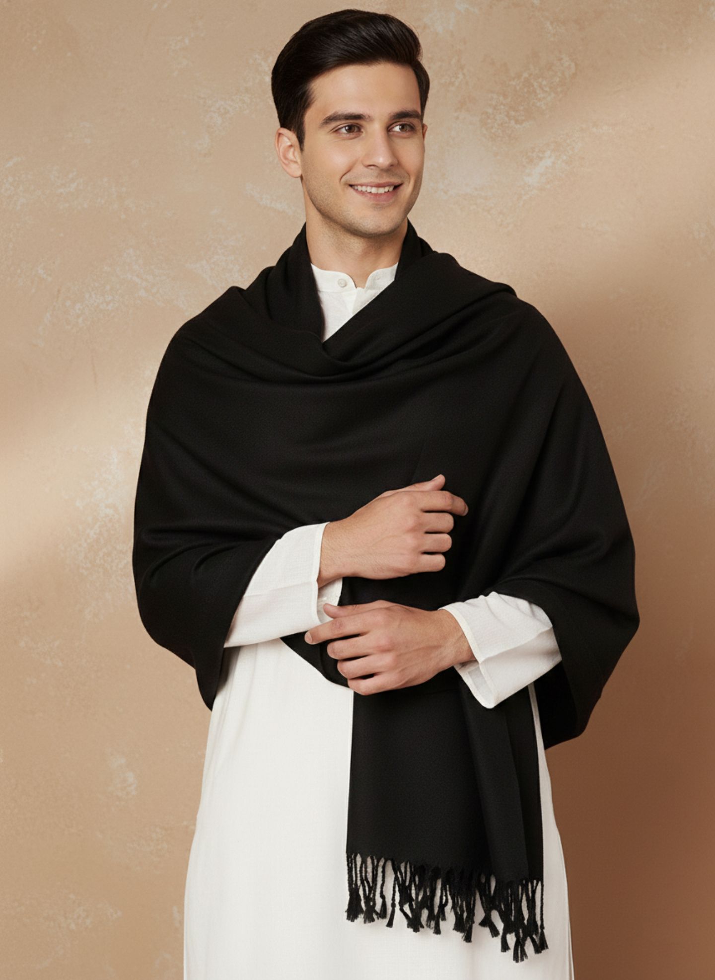 Zamour Acrylic Woven Men Shawl-picture-20