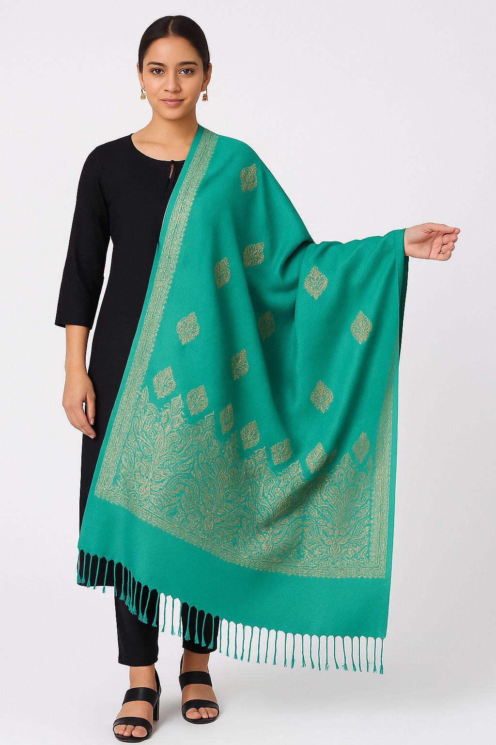 COMPLAYYER Wool Printed Men Shawl-image-26